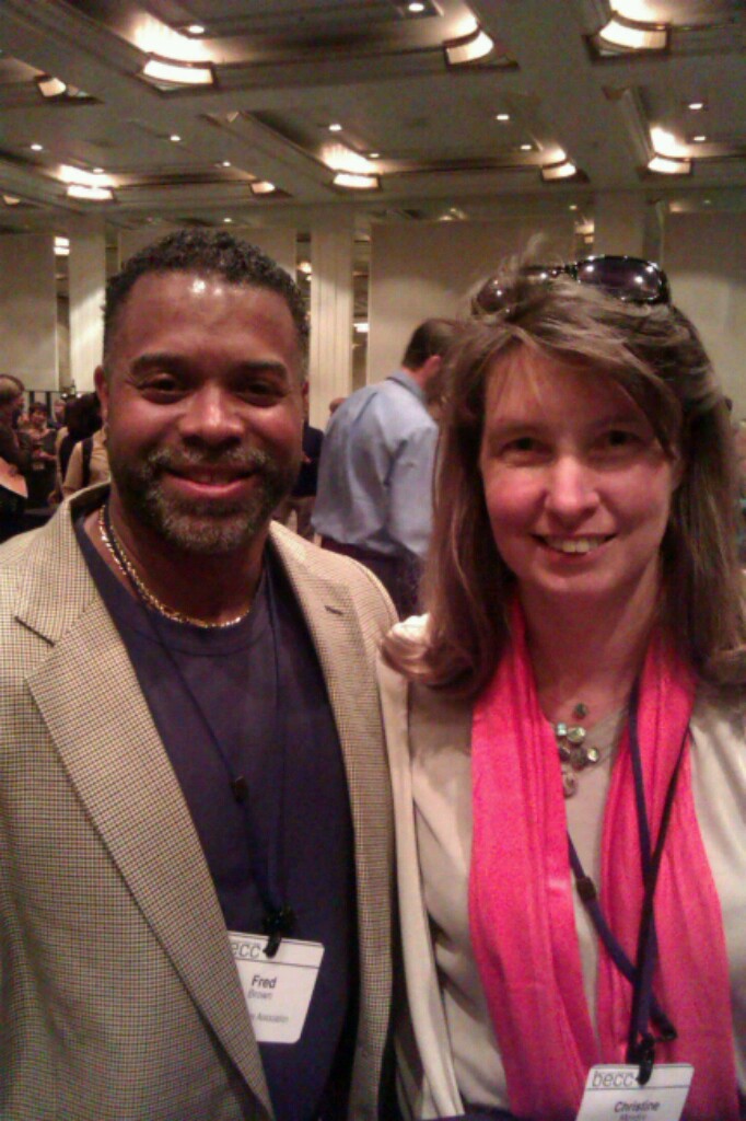 fred-brown-ckm Christine and Fred at BECC 2012