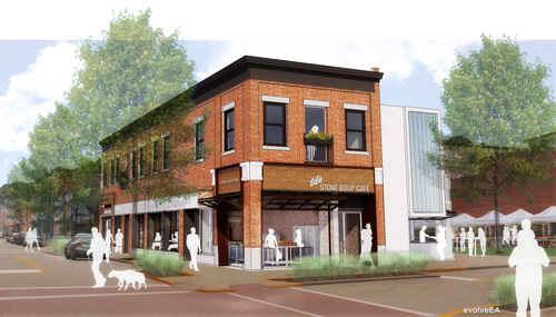 evolve's design for the Millvale Food Hub